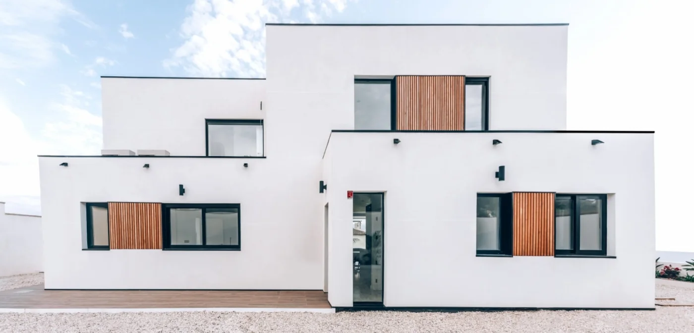 Vivienda contemporánea modular de dos plantas